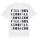 White t-shirt med Fällingsberg ordlek t-shirt