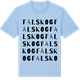 Blue Soul t-shirt med Falskog ordlek t-shirt