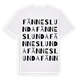 Fänneslunda ordlek t-shirt