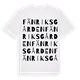White t-shirt med Fänriksgården ordlek t-shirt