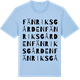 Blue Soul t-shirt med Fänriksgården ordlek t-shirt