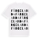 Färgelanda ordlek t-shirt