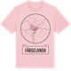 Pink Cotton t-shirt med Färgelanda t-shirt
