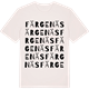 Vintage White t-shirt med Färgenäs ordlek t-shirt
