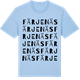Blue Soul t-shirt med Färjenäs ordlek t-shirt