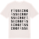 Vintage White t-shirt med Fässberg ordlek t-shirt