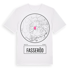 Fasseröd t-shirt – ekologisk bomull t-shirt från Pinshirt