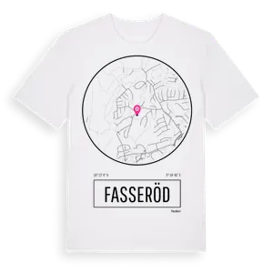 Fasseröd t-shirt – ekologisk bomull t-shirt från Pinshirt