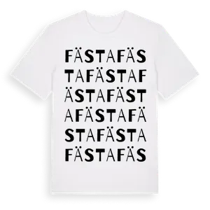 Fästa ordlek t-shirt – ekologisk bomull t-shirt från Pinshirt