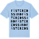 Blue Soul t-shirt med Fästeredssund ordlek t-shirt