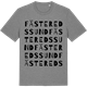 Mid Heather Gray t-shirt med Fästeredssund ordlek t-shirt