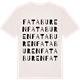 Vintage White t-shirt med Fataburen ordlek t-shirt