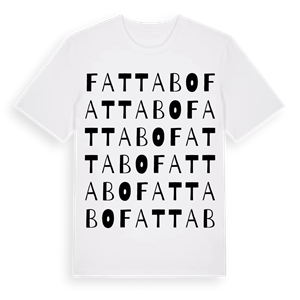 Fattabo ordlek t-shirt – ekologisk bomull t-shirt från Pinshirt