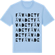 Blue Soul t-shirt med Fävadet ordlek t-shirt