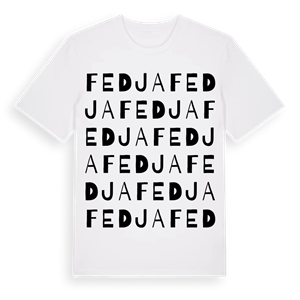 Fedja ordlek t-shirt – ekologisk bomull t-shirt från Pinshirt