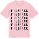 Pink Cotton t-shirt med Filsbäck ordlek t-shirt