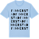 Blue Soul t-shirt med Fimmerstad ordlek t-shirt
