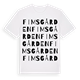 Fimsgården ordlek t-shirt