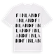 Finland ordlek t-shirt