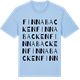 Blue Soul t-shirt med Finnabacken ordlek t-shirt