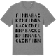 Mid Heather Gray t-shirt med Finnabacken ordlek t-shirt