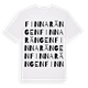 White t-shirt med Finnarängen ordlek t-shirt