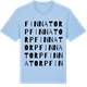 Blue Soul t-shirt med Finnatorp ordlek t-shirt