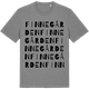 Mid Heather Gray t-shirt med Finnegården ordlek t-shirt