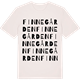 Vintage White t-shirt med Finnegården ordlek t-shirt