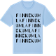 Blue Soul t-shirt med Finnekumla ordlek t-shirt