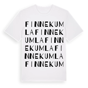 Finnekumla ordlek t-shirt – ekologisk bomull t-shirt från Pinshirt