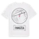 White t-shirt med Finngösa t-shirt