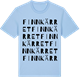 Blue Soul t-shirt med Finnkärret ordlek t-shirt