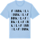 Blue Soul t-shirt med Finnkila ordlek t-shirt
