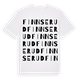 Finnserud ordlek t-shirt