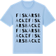 Blue Soul t-shirt med Fiskarsbacke ordlek t-shirt