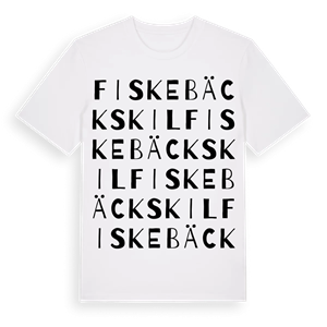 Fiskebäckskil ordlek t-shirt – ekologisk bomull t-shirt från Pinshirt