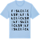 Blue Soul t-shirt med Fiskebäcksvik ordlek t-shirt