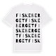 Fiskeberget ordlek t-shirt