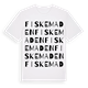 Fiskemaden ordlek t-shirt