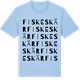 Blue Soul t-shirt med Fiskeskär ordlek t-shirt