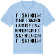 Blue Soul t-shirt med Fiskholmen ordlek t-shirt