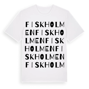 Fiskholmen ordlek t-shirt – ekologisk bomull t-shirt från Pinshirt