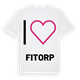 Jag älskar Fitorp t-shirt stort tryck