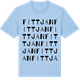 Blue Soul t-shirt med Fittjan ordlek t-shirt