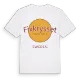 Fixkrysset cirkel t-shirt