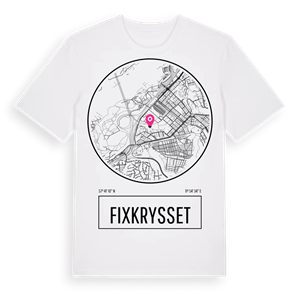 Fixkrysset t-shirt – ekologisk bomull t-shirt från Pinshirt
