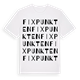 Fixpunkten ordlek t-shirt