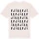 Vintage White t-shirt med Fjäll ordlek t-shirt