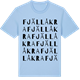Blue Soul t-shirt med Fjällåkra ordlek t-shirt